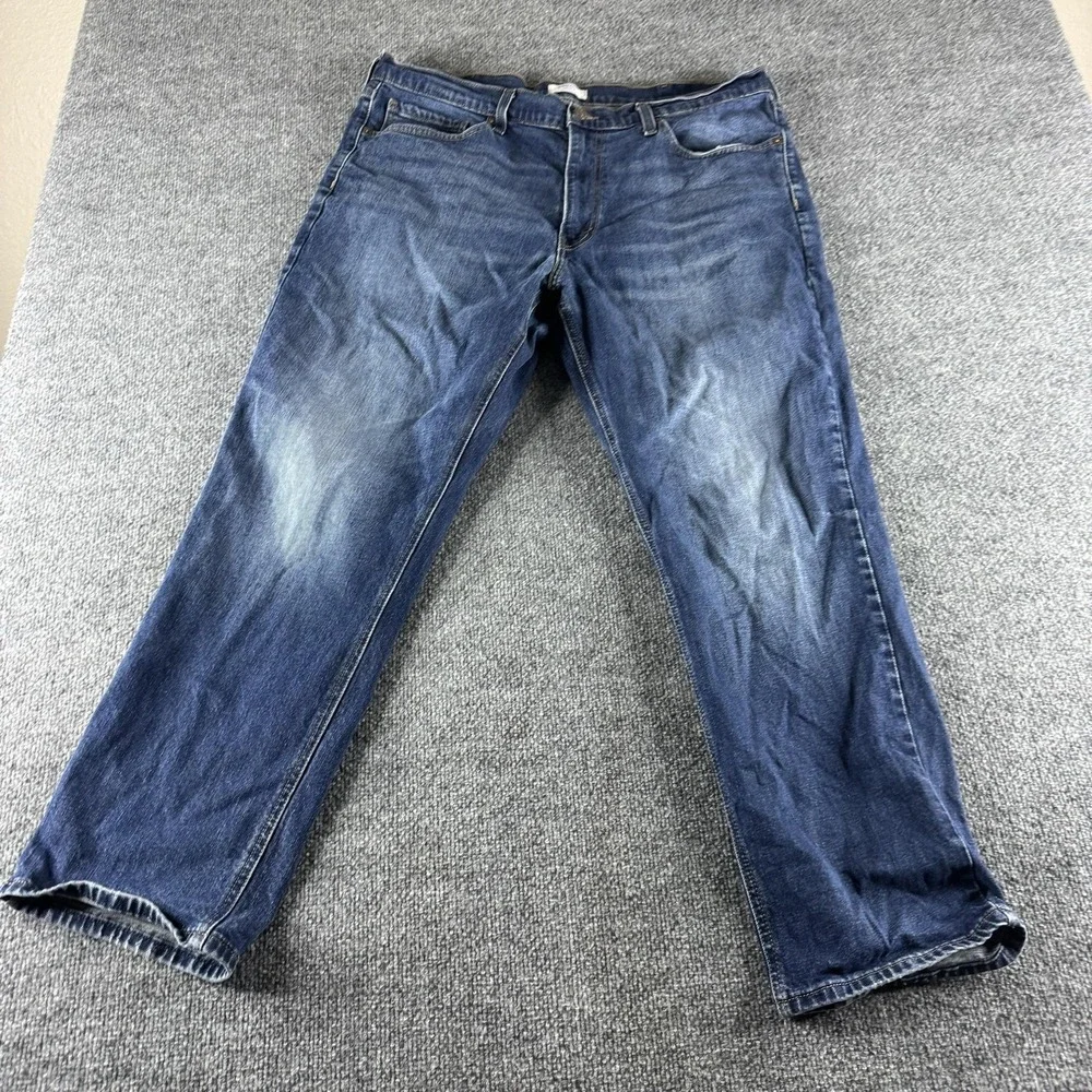 Denizen From Levis 231 Athletic Straight Jeans Mens 38x30 Blue Stretch Denim